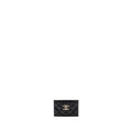 CHANEL GIANT DETAILED CC LOGO CARD HOLDER CAVIAR BLACK LGHW (MICROCHIP)