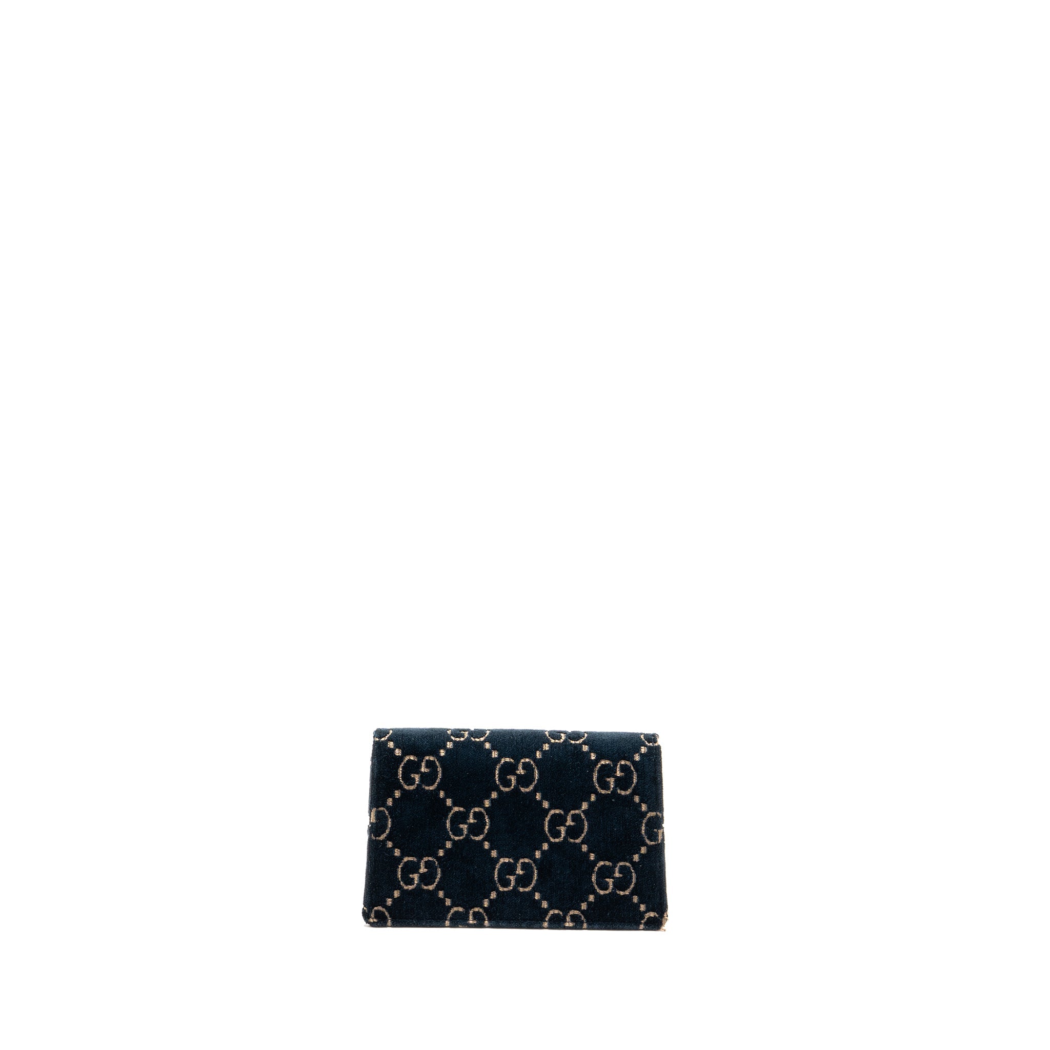 GUCCI DIONYSUS SUPER MINI BAG VELVET DARK BLUE SHW