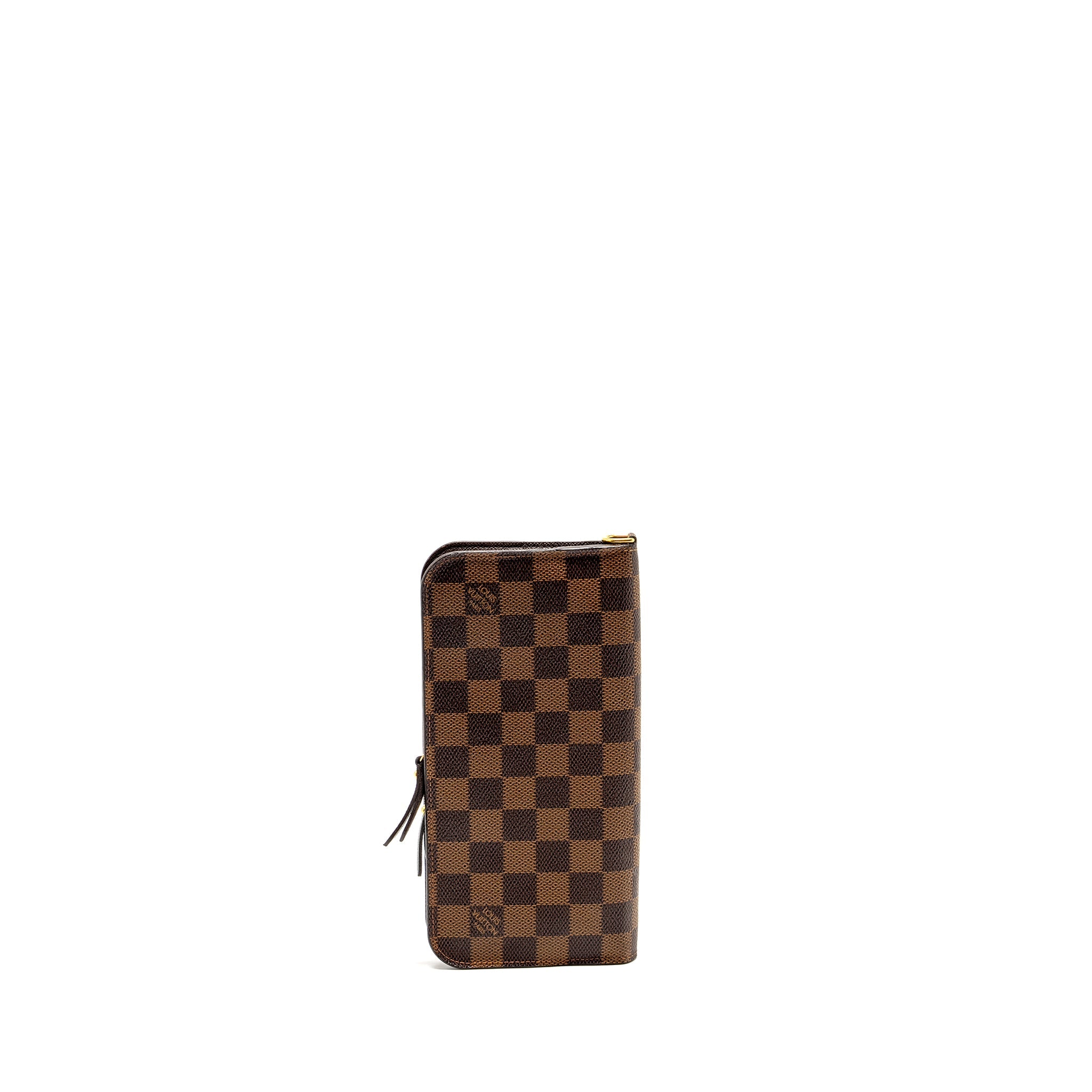 LOUIS VUITTON FOLD WALLET DAMIER EBENE CANVAS GHW