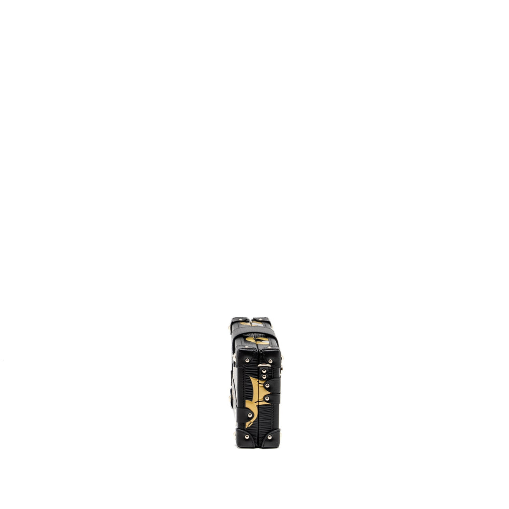 LOUIS VUITTON PETITE MALLE EPI BLACK/ GOLD SHW