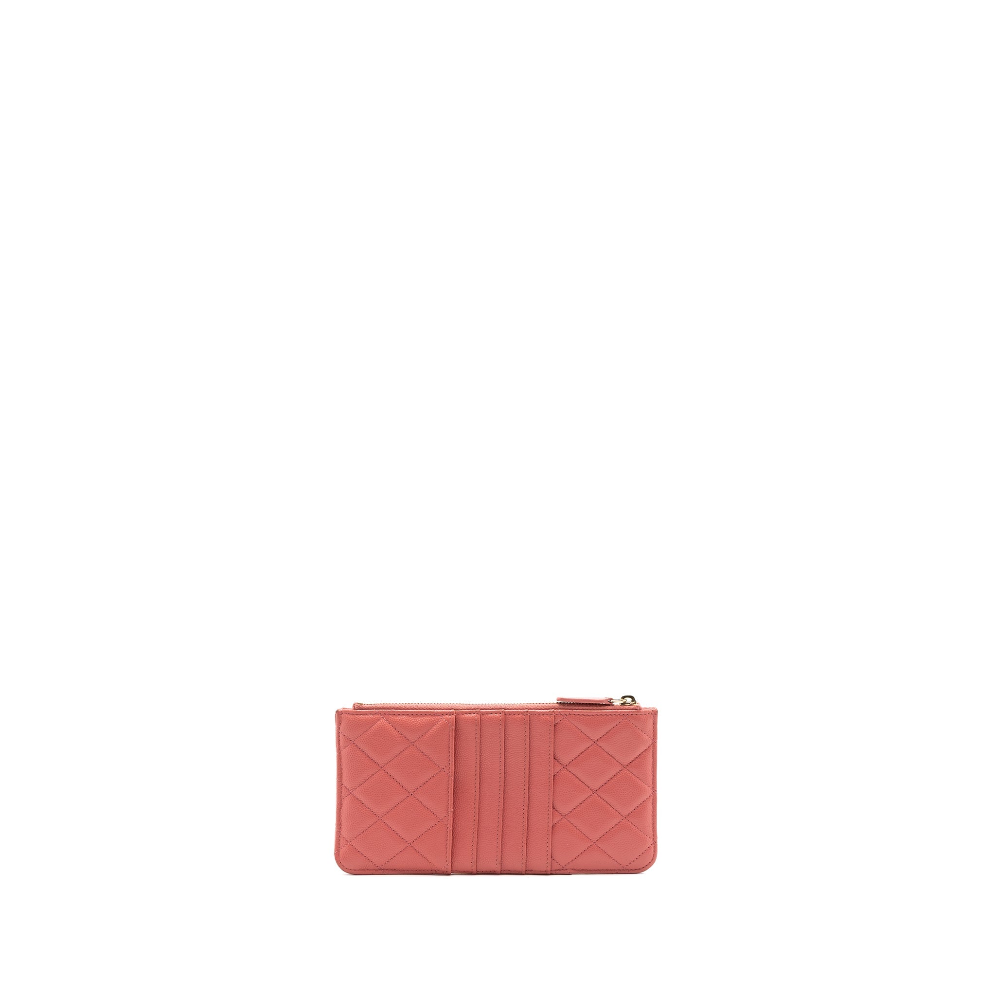 CHANEL PHONE CARD HOLDER CAVIAR PINK LGHW