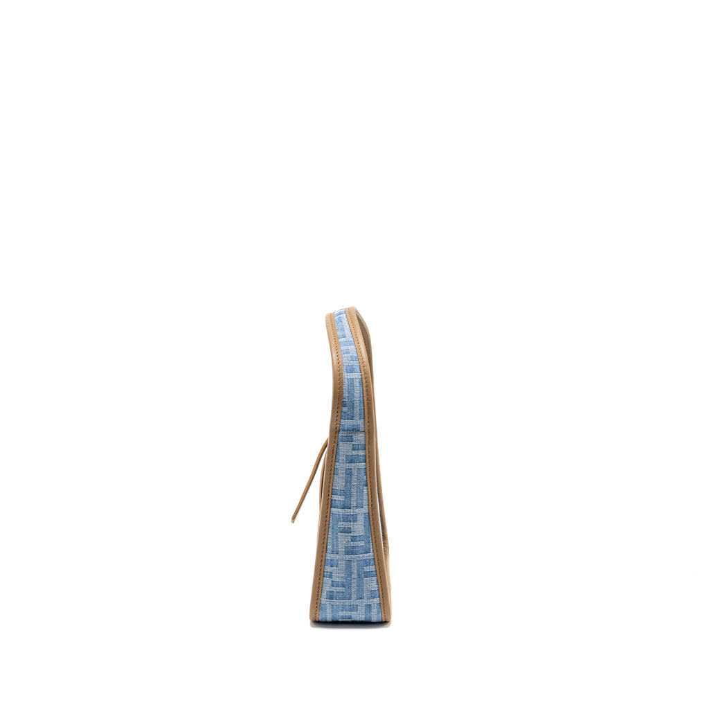 FENDI MINI FENDESSENCE BAG DENIM BLUE GHW