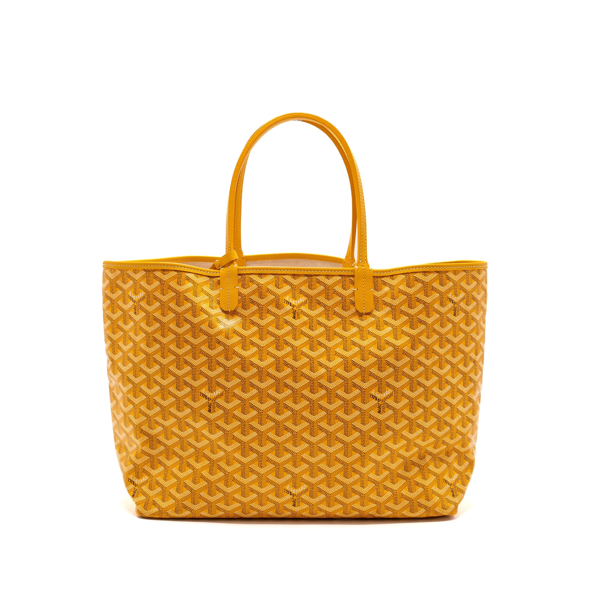 GOYARD SAINT LOUIS PM TOTE BAG CANVAS YELLOW SHW