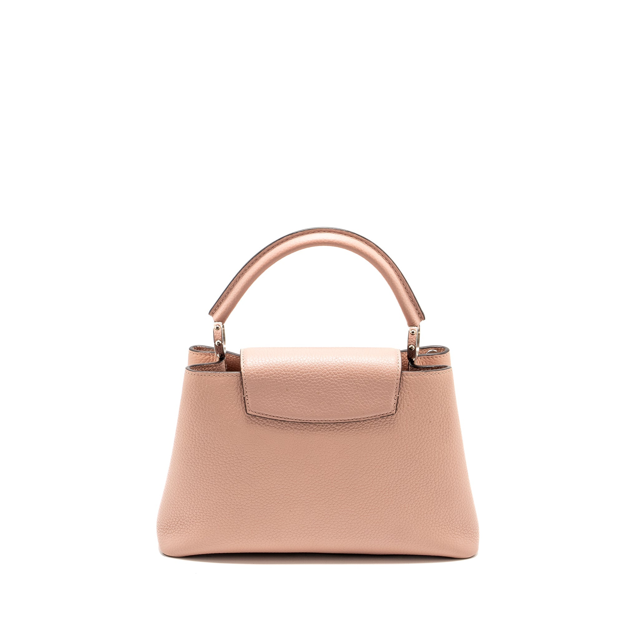 LOUIS VUITTON CAPUCINES MM TAURILLON PINK SHW