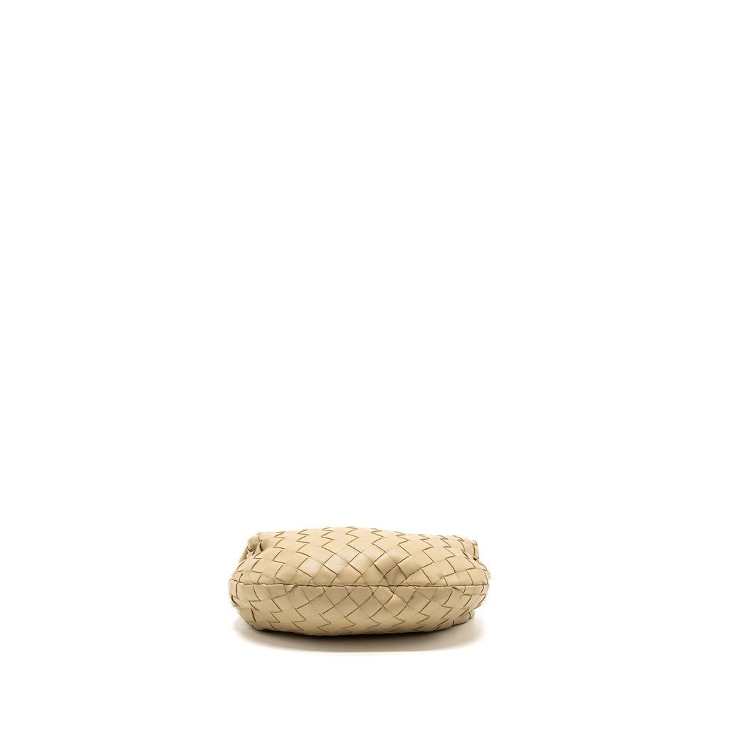 BOTTEGA VENETA MINI JODIE LAMBSKIN BEIGE GHW