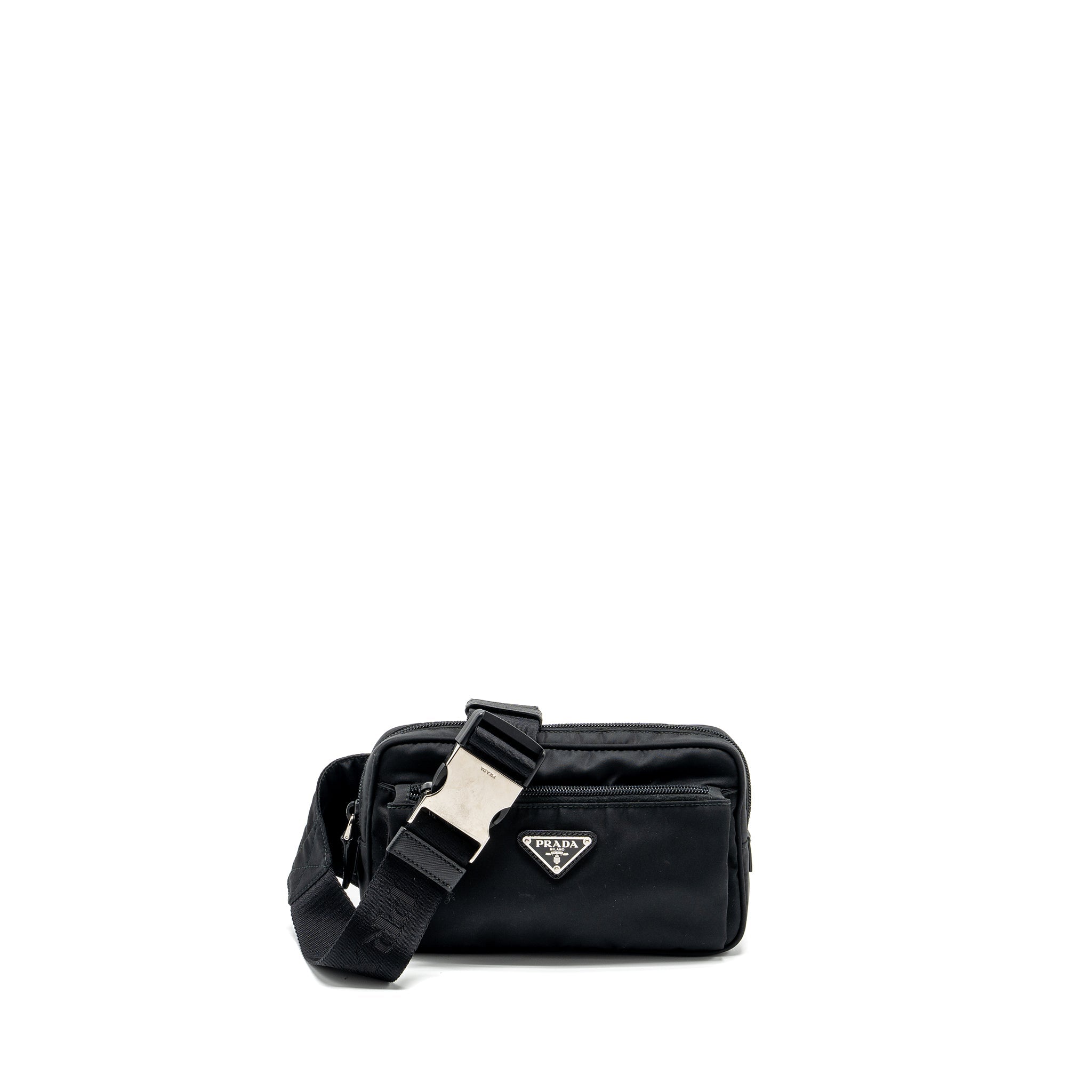 PRADA RE-NYLON BELT BAG NYLON BLACK SHW