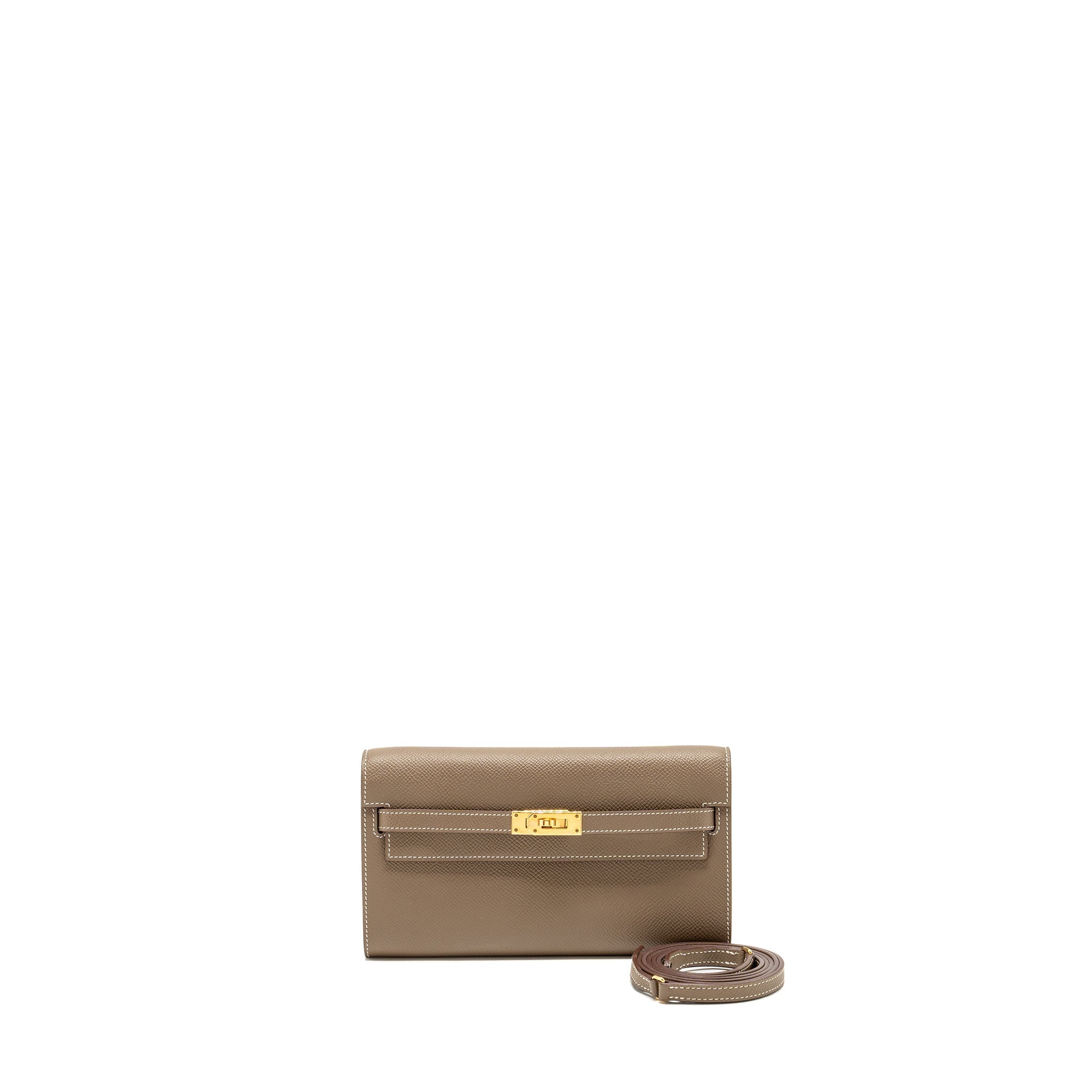 HERMES KELLY TO GO EPSOM ETOUPE GHW