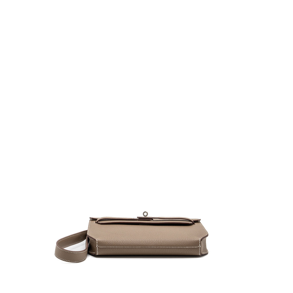 HERMES POCHETTE KELLY DEPECHES 25 TOGO ETOUPE SHW