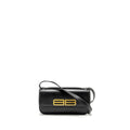BALENCIAGA GOSSIP SHOULDER BAG CALFSKIN BLACK GHW