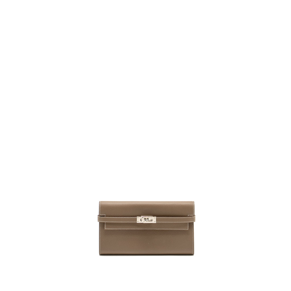 HERMES KELLY LONG WALLET EPSOM ETOUPE SHW