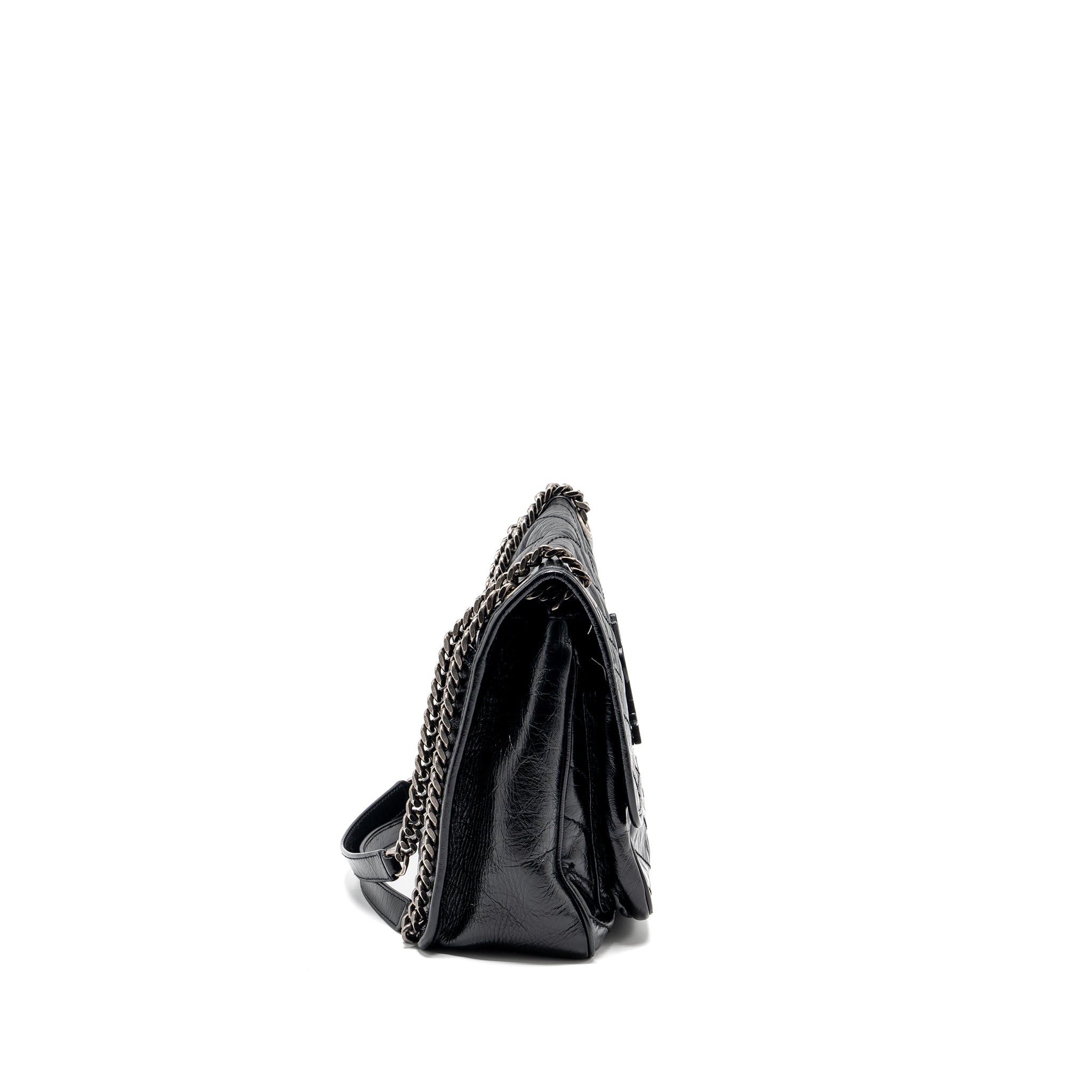 SAINT LAURENT/YSL MEDIUM NIKI CALFSKIN BLACK SHW
