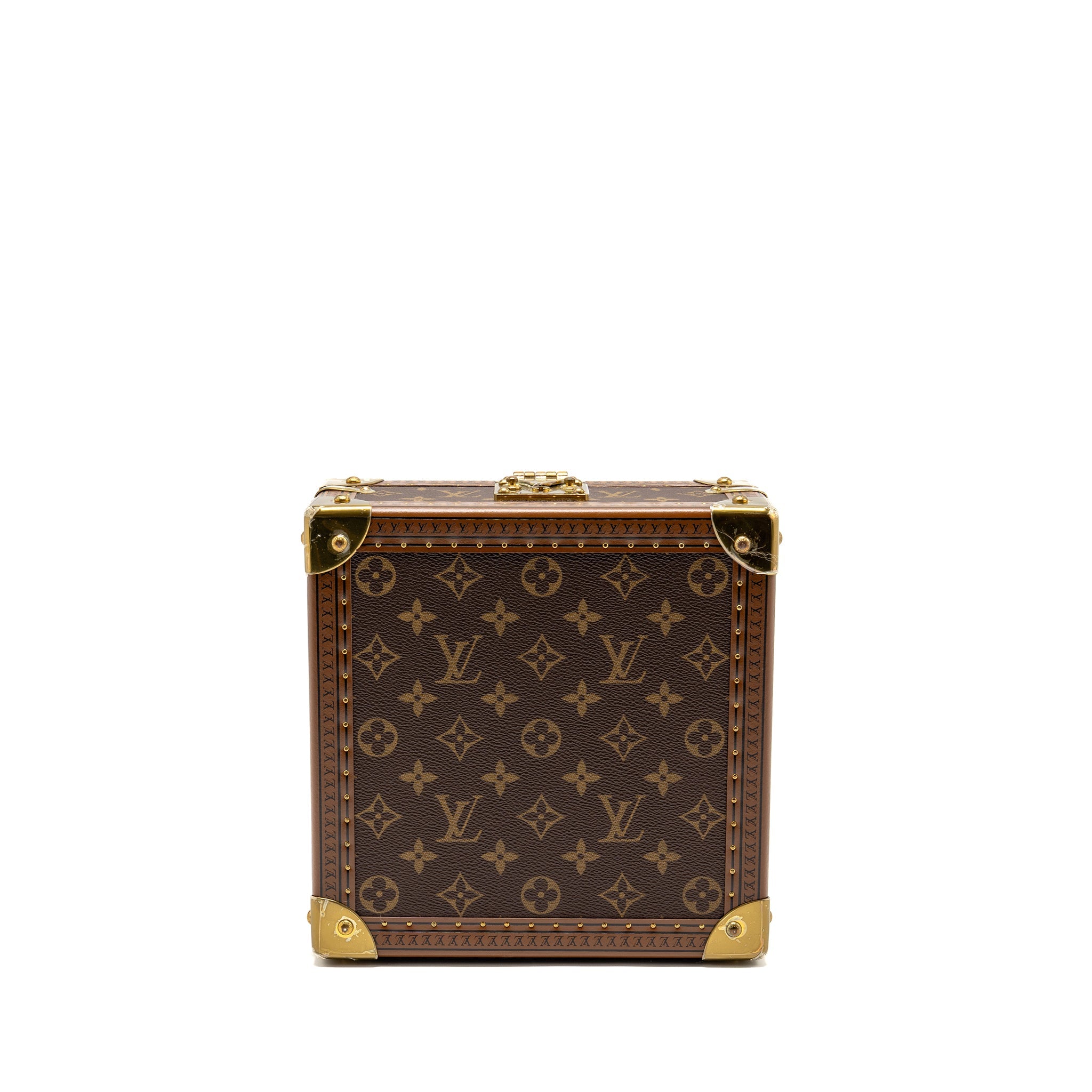 LOUIS VUITTON COFFRET JOAILLERIE MONOGRAM CANVAS ROUGE FUSION