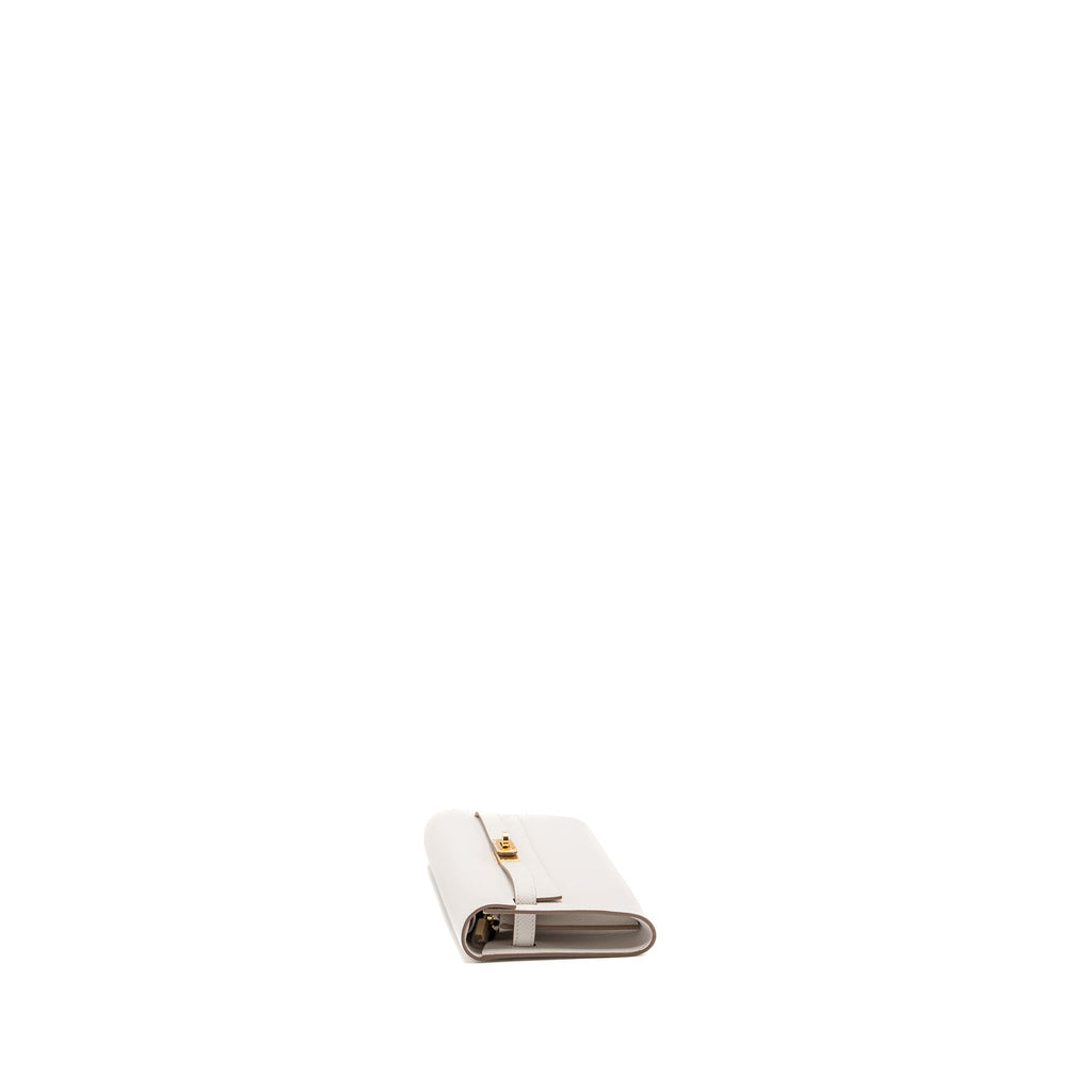 HERMES CLASSIC KELLY TO GO EPSOM GRIS PALE GHW