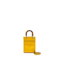 FENDI MINI SUNSHINE SHOPPER CALFSKIN YELLOW GHW