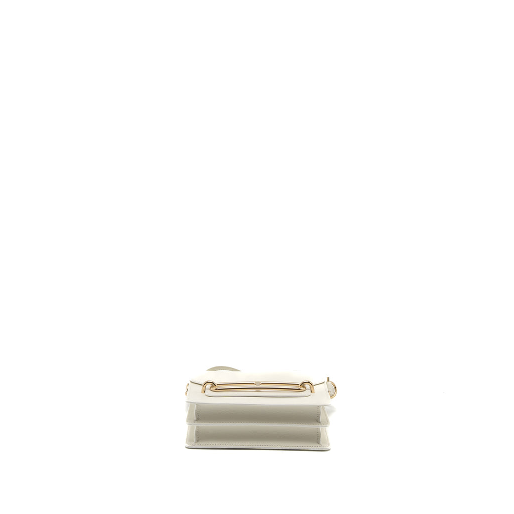 HERMES MINI ROULIS EVERCOLOR BLANC LGHW