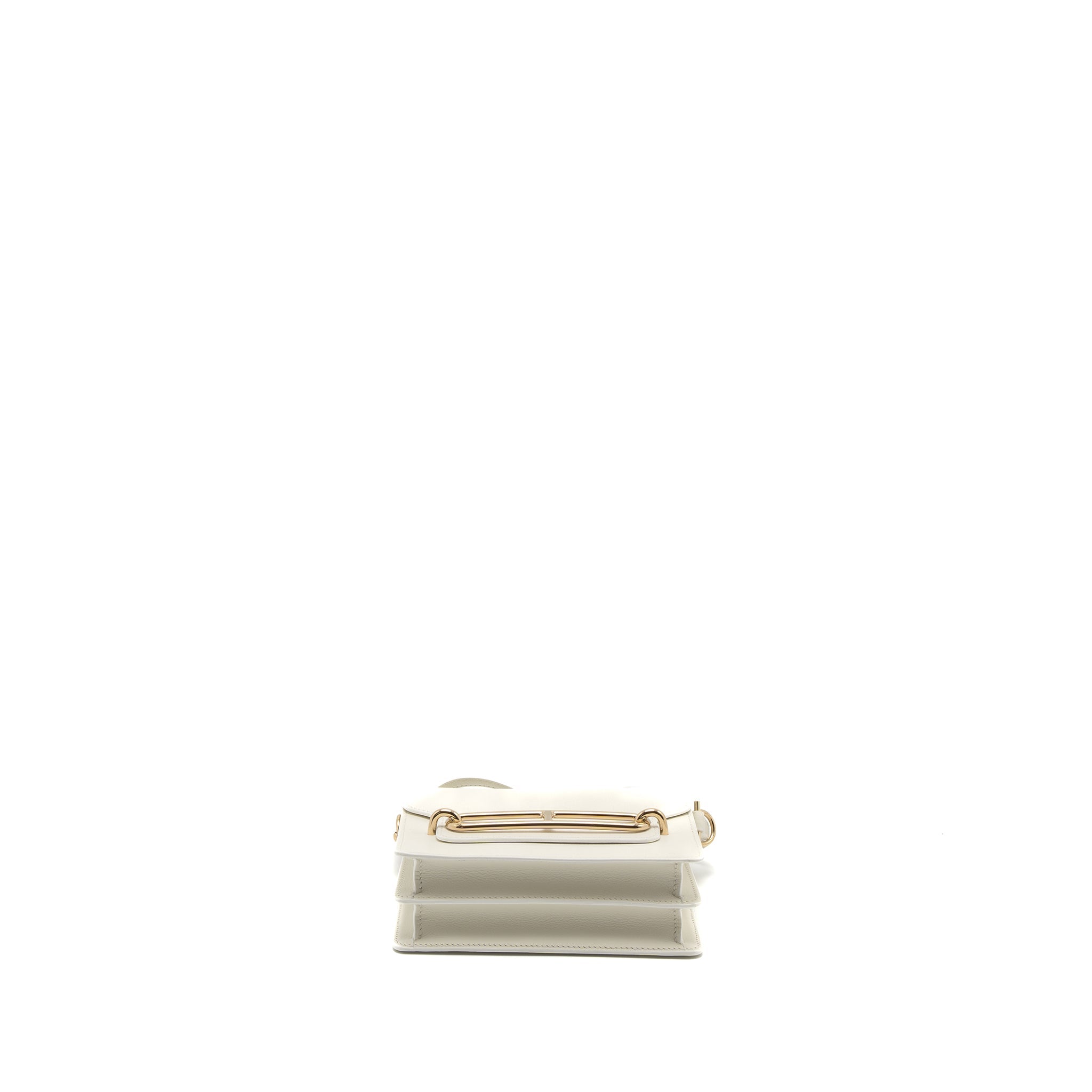 HERMES MINI ROULIS EVERCOLOR BLANC LGHW