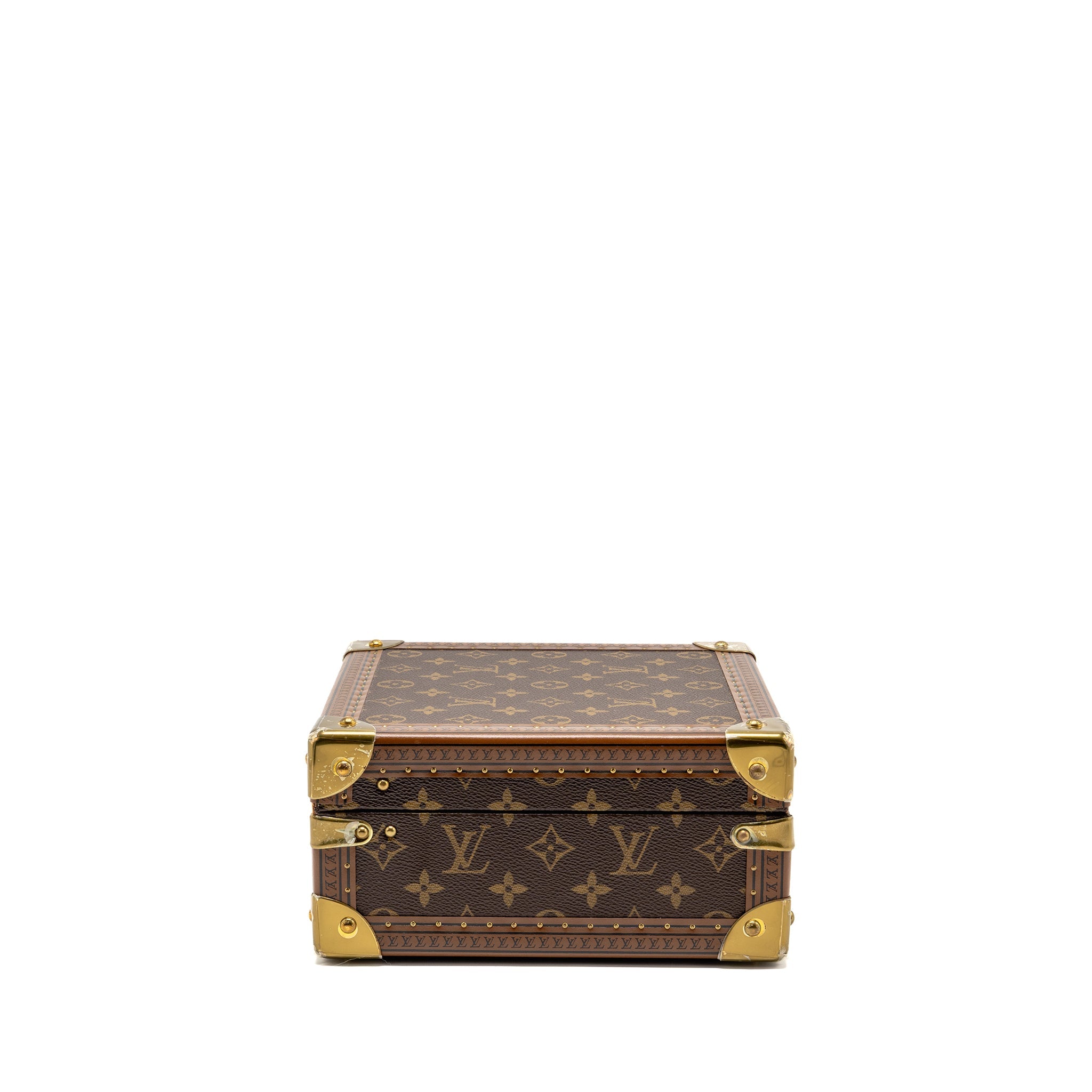 LOUIS VUITTON COFFRET JOAILLERIE MONOGRAM CANVAS ROUGE FUSION