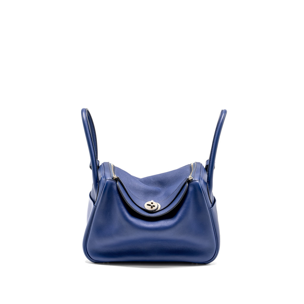 HERMES LINDY 26 SWIFT BLUE SAPHIR SHW