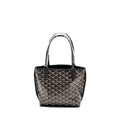 GOYARD MINI ANJOU TOTE GOYARDLINE CANVAS/LEATHER BLACK SHW