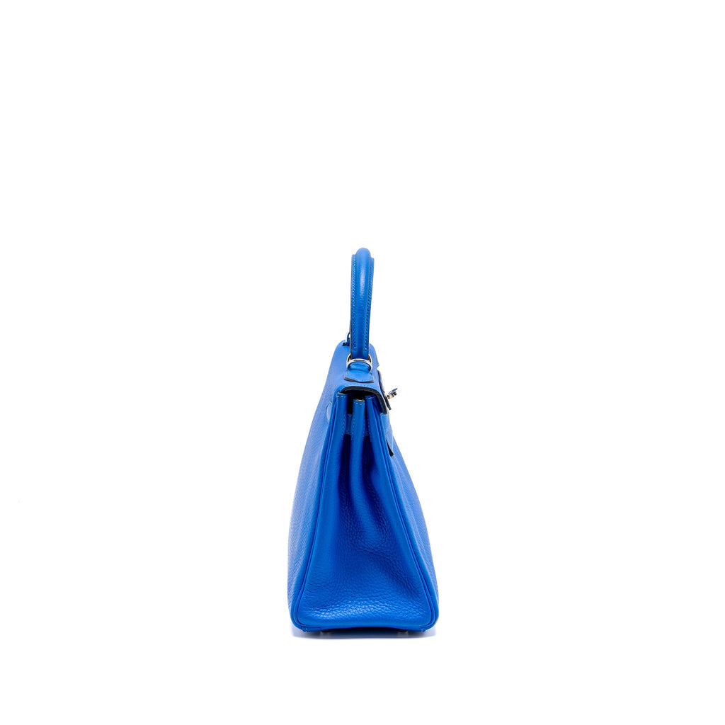 HERMES KELLY 28 CLEMENCE BLUE HYDRA SHW