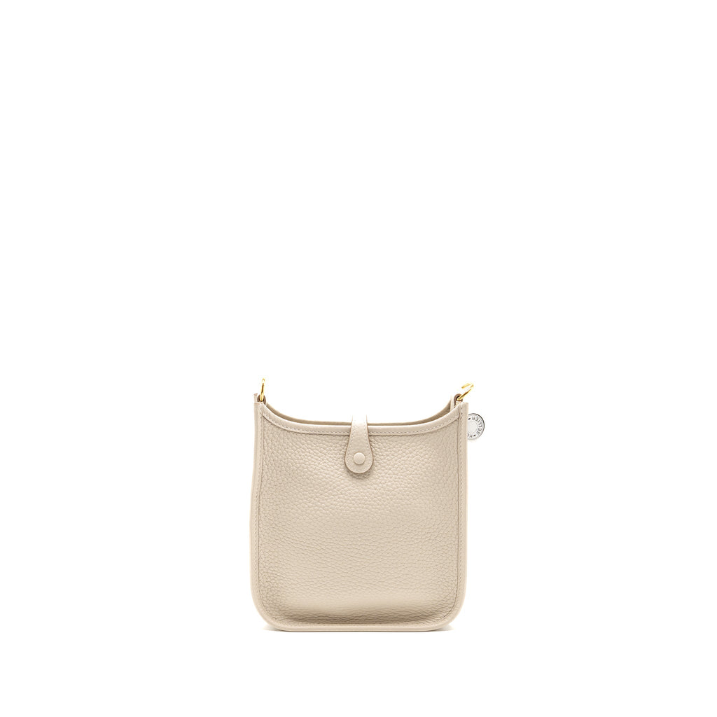 HERMES MINI EVELYNE CLEMENCE CRAIE GHW