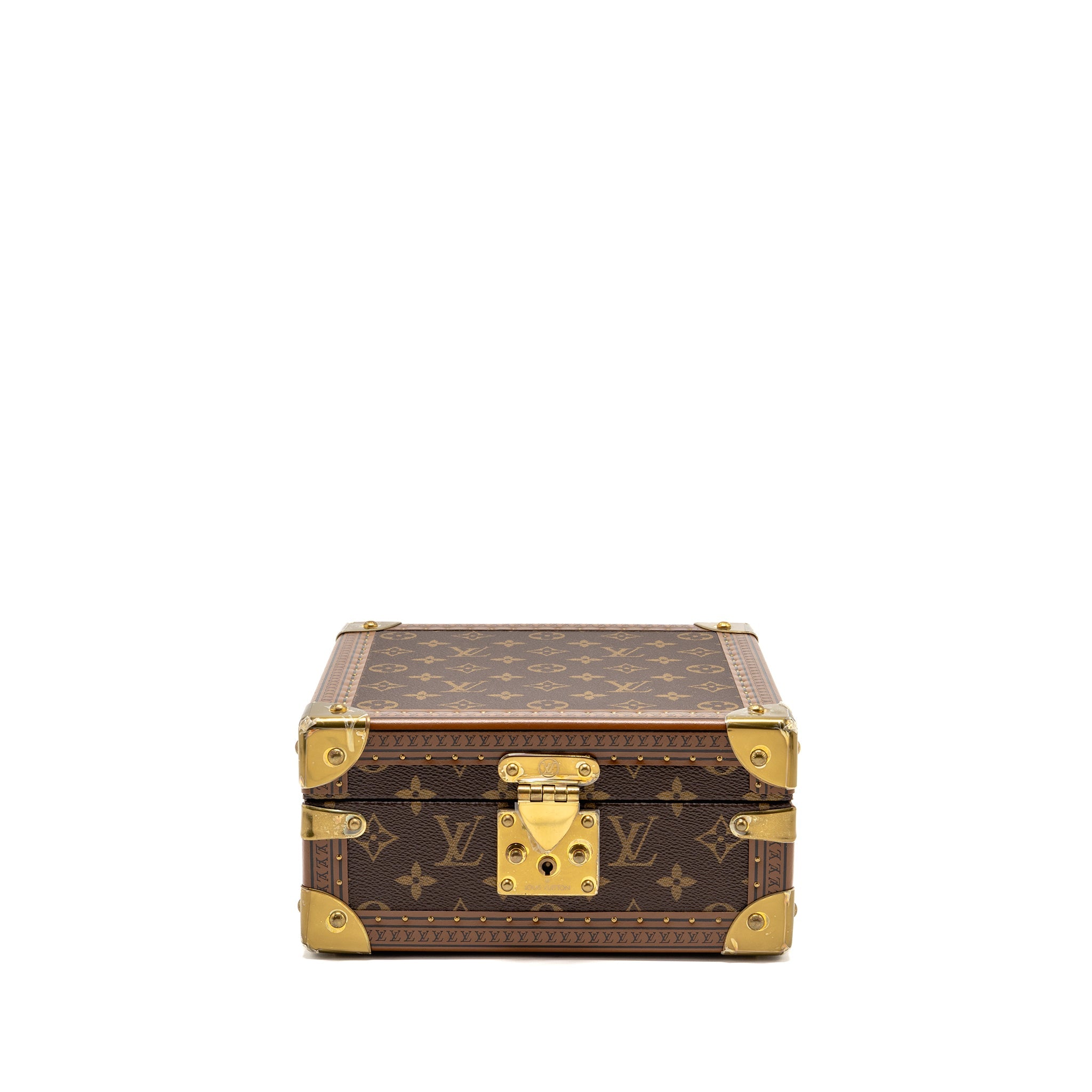 LOUIS VUITTON COFFRET JOAILLERIE MONOGRAM CANVAS ROUGE FUSION