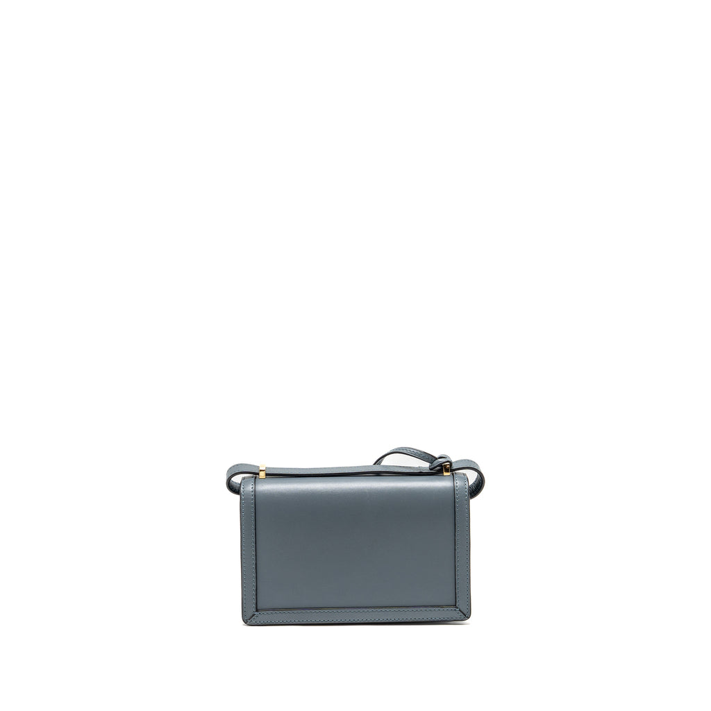 LOEWE BARCELONA SHOULDER BAG CALFSKIN BLUE GHW