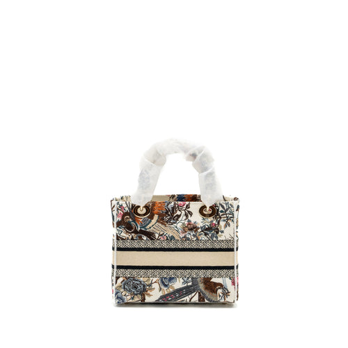 DIOR MEDIUM LADY D-LITE BAG EMBROIDERY WHITE/MULTICOLOR LGHW