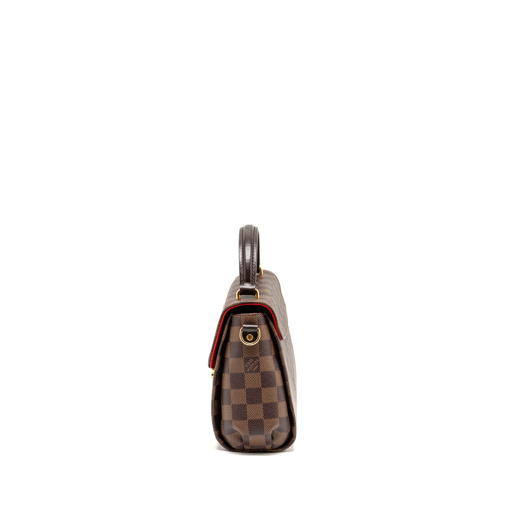 LOUIS VUITTON CROISETTE DAMIER EBENE CANVAS GHW