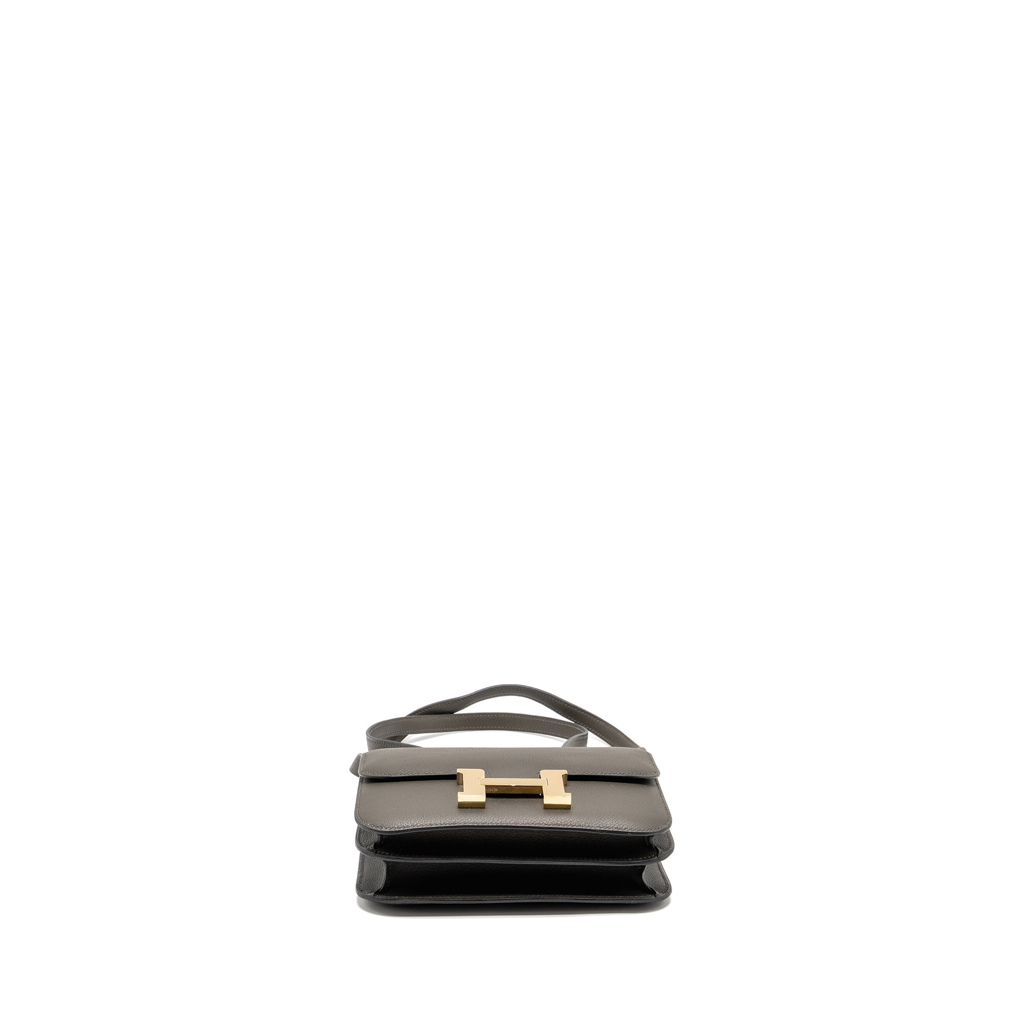 HERMES MINI CONSTANCE EVERCOLOR VERT MAQUIS/BLEU BRUME LGHW