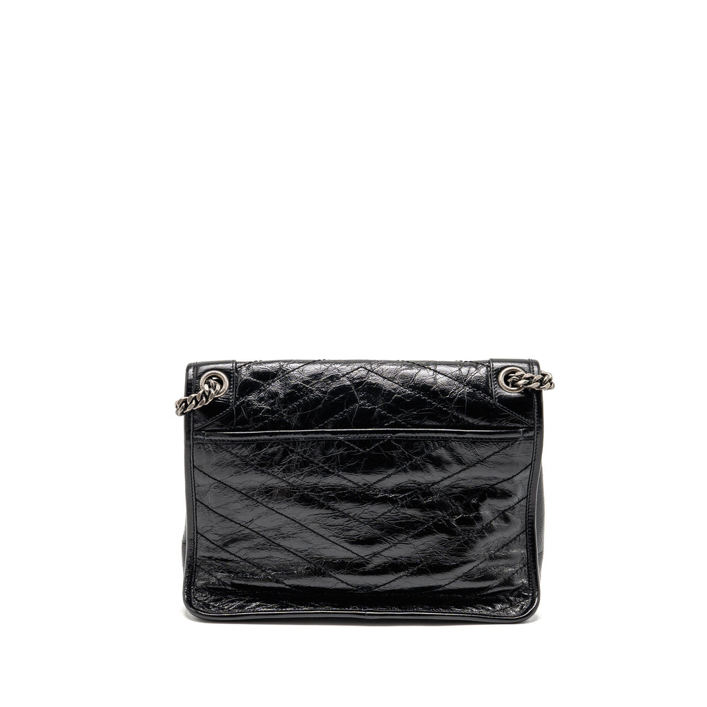 SAINT LAURENT / YSL MEDIUM NIKI CALFSKIN BLACK SHW