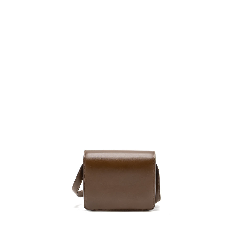 CELINE MINI CLASSIC BAG BOX CALFSKIN CAMEL GHW
