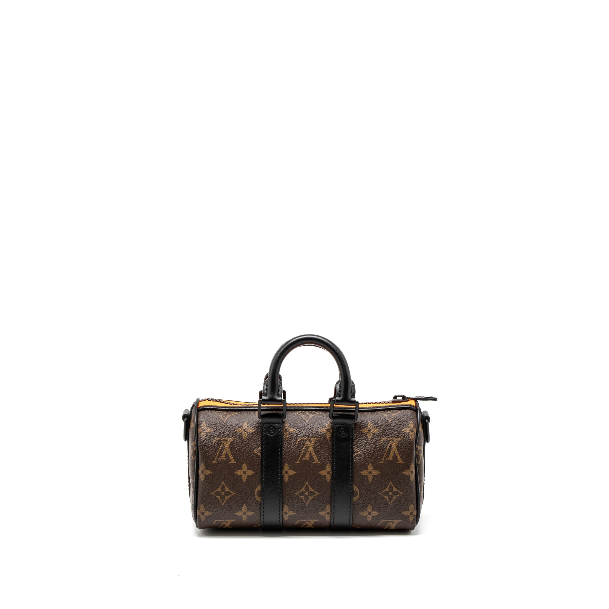 LOUIS VUITTON KEEPALL XS ZOOM WITH FRIENDS MONOGRAM CANVAS BLACK HARDWARE (NEW VERSION)