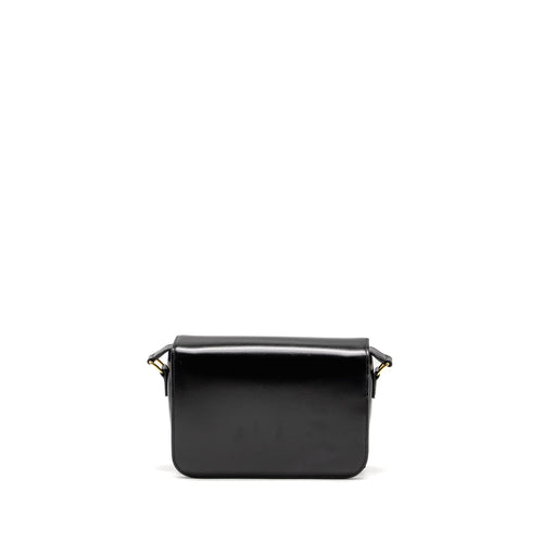 CELINE CLASSIC TRIOMPHE BAG SHINY CALFSKIN BLACK GHW