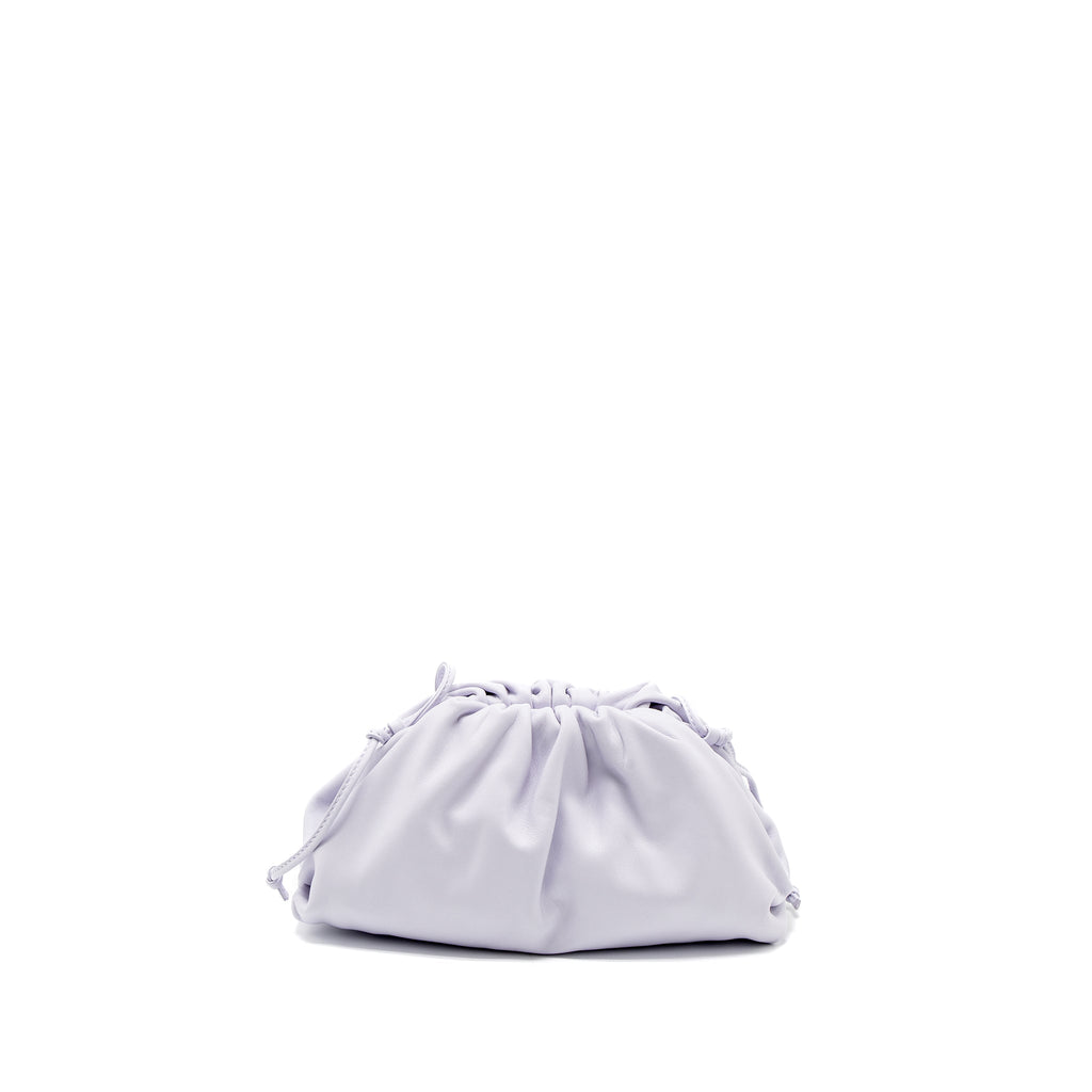BOTTEGA VENETA MINI POUCH CALFSKIN LIGHT PURPLE GHW