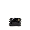 CHANEL SMALL GABRIELLE HOBO BAG AGED CALFSKIN BLACK MULTICOLOUR HARDWARE