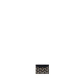 GOYARD SAINT-SULPICE CARD WALLET GOYARDINE CANVAS BLACK