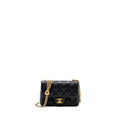 CHANEL 23P MINI COCO LOVE FLAP BAG CAVIAR BLACK GHW(MICROCHIP)