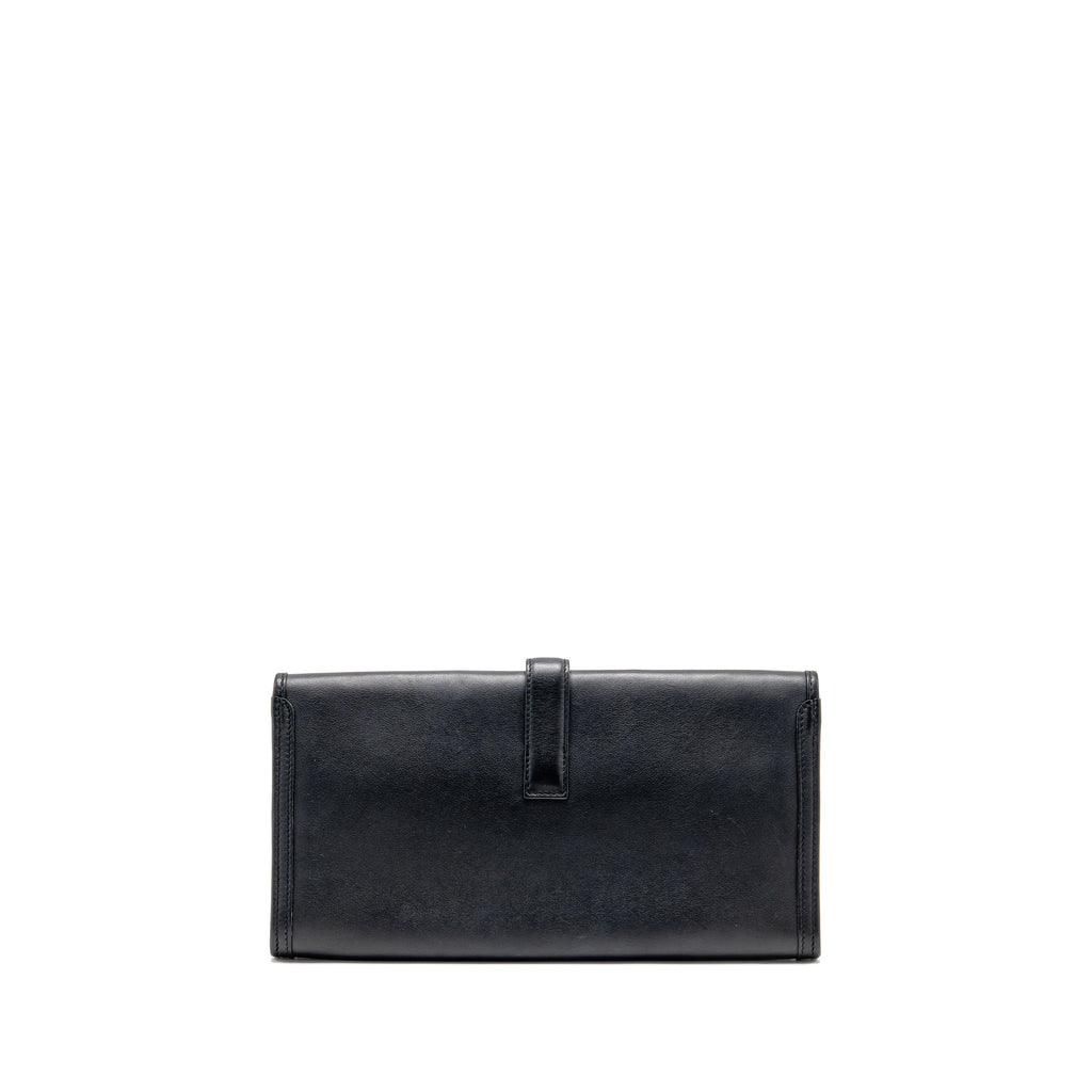 HERMES JIGE ELAN CLUTCH 29 SWIFT BLACK