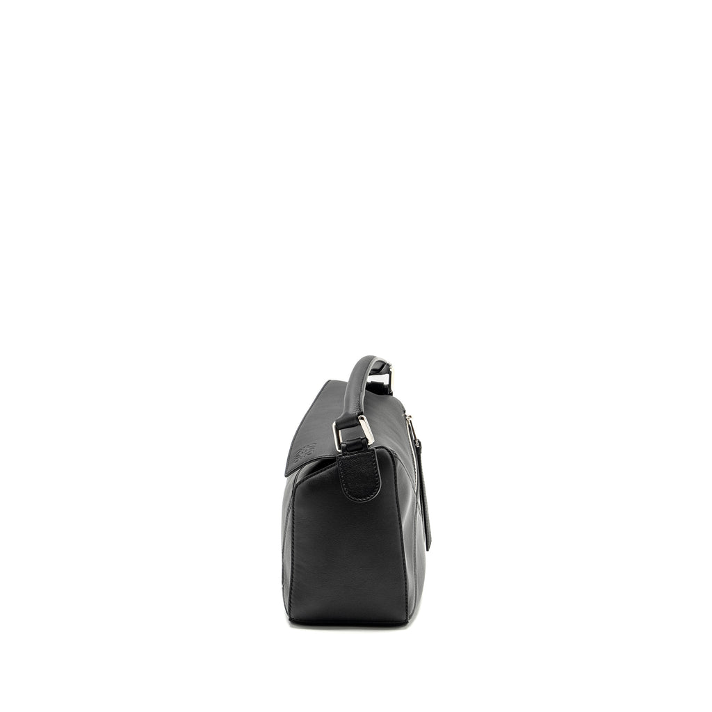 LOEWE SMALL PUZZLE BAG CALFSKIN BLACK SHW