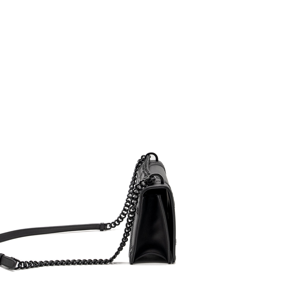 DIOR MEDIUM STUDDED DIORAMA CALFSKIN SO BLACK