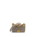 CHANEL SMALL BOY BAG CAVIAR LIGHT GREY GHW