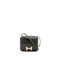 HERMES MINI CONSTANCE EVERCOLOR VERT MAQUIS/BLEU BRUME LGHW