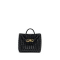 BOTTEGA VENETA SMALL ANDIAMO BAG LAMBSKIN BLACK GHW