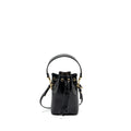 FENDI MINI MON TRESOR BUCKET BAG CALFSKIN BLACK GHW