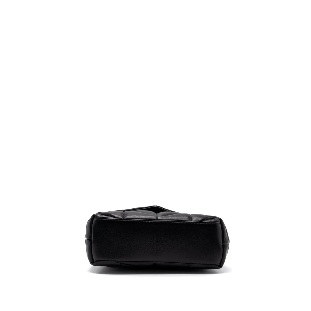 SAINT LAURENT/YSL SMALL PUFFER QUILTED NAPPA BLACK GHW