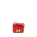 HERMES MINI CONSTANCE EPSOM Q5 ROUGE CASAQUE GHW