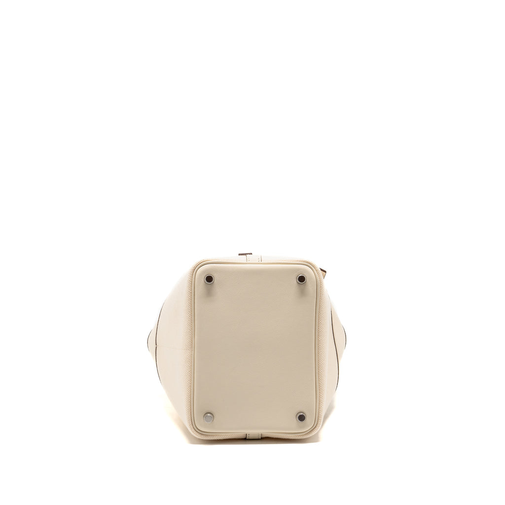 HERMES CARGO PICOTIN 18 POCKETS TOILE GEO LAND / SWIFT ECRU / NATA SHW