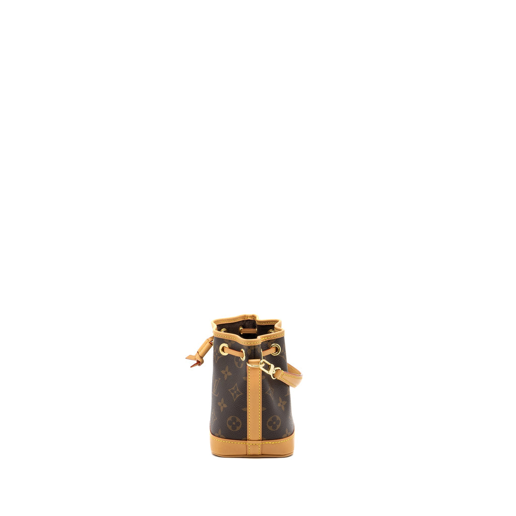 LOUIS VUITTON NANO NOE MONOGRAM CANVAS GHW (NEW VERSION)