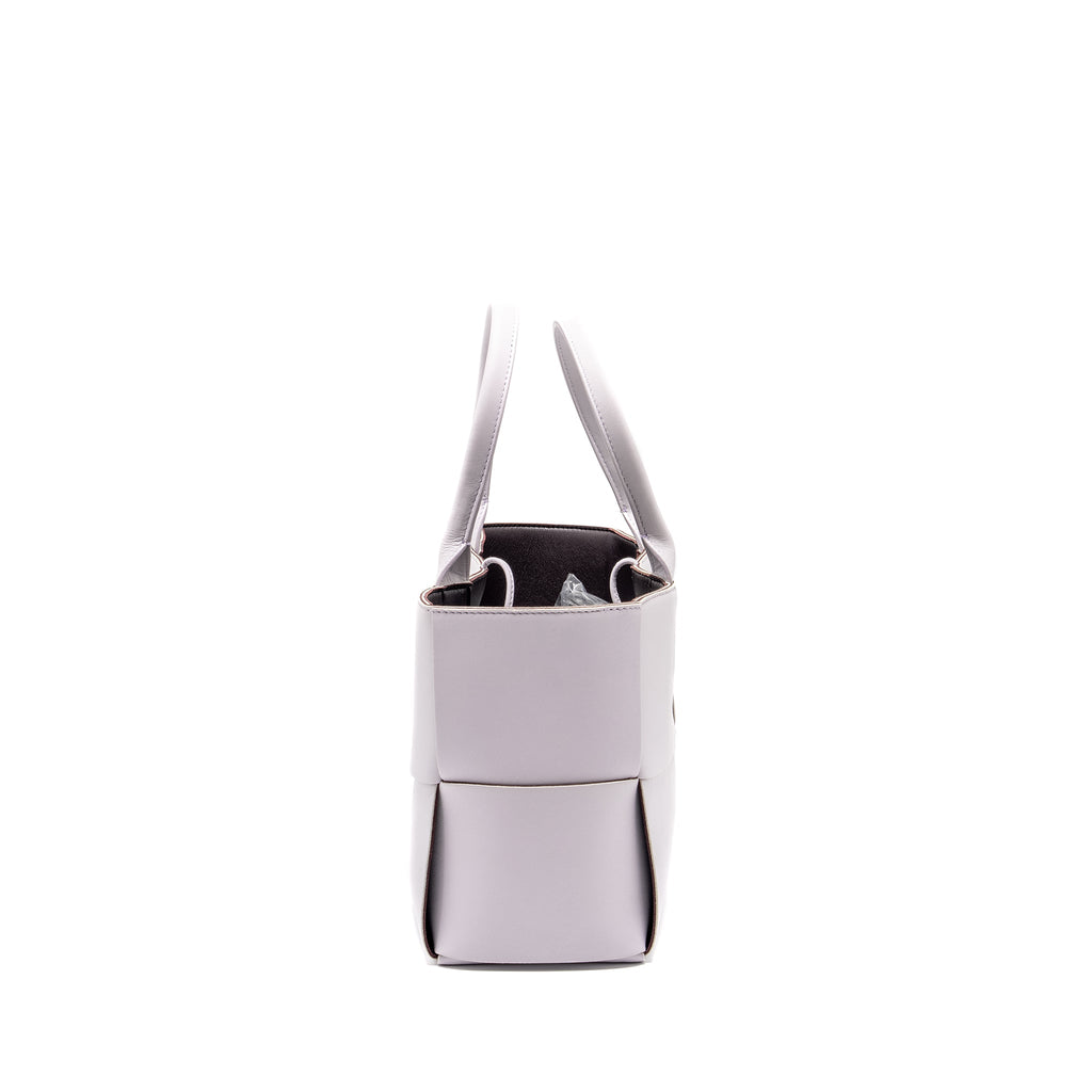 BOTTEGA VENETA SMALL ARCO TOTE BAG LEATHER LIGHT PURPLE SHW